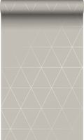 Origin Wallcoverings papier peint triangles graphiques gris - 0,53 x 10,05 m - 347744