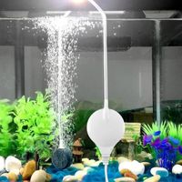 Pompe à Air pour Aquarium;Ultra-silencieuse pompe aquarium 1.8W oxygène pompe pour Aquarium Réservoir À Poissons (Blanc) Round