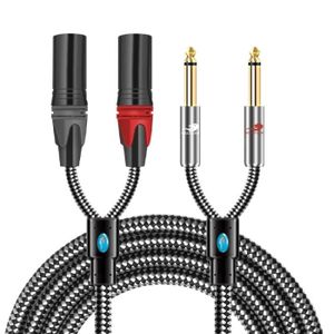 PD Connex Câble Audio XLR Femelle/Jack 6,35 - 6m