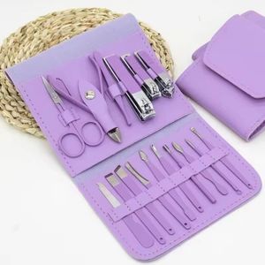 Trousse De Manucure/pédicure Complète - Kit De Voyage Léger Et Lavable - Neuf