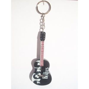 Porte clé guitare noire - Dragées Anahita