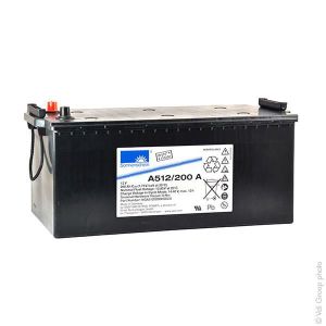 BATTERIE VÉHICULE Batterie plomb etanche gel A512/200A 12V 200Ah A-G