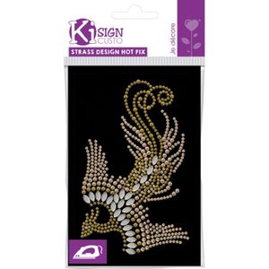 Ki-Sign Transfert Thermocollant Clou Et Strass Papillon BL
