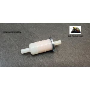 Fiat Classic Chrome Verre En Ligne Chrome Filtre à carburant mise à niveau essence pipe /& Clips