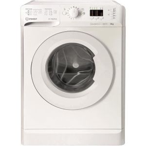 Lave-linge hublot INDESIT MTWA81283WEU MyTime - 8 kg - Blanc - Induction - 1200 trs/min - Lavage rapide Lave-linge hublot INDESIT MTWA81283WEU MyTime - 8 kg - Blanc - Induction - 1200 trs/min - Lavage rapide