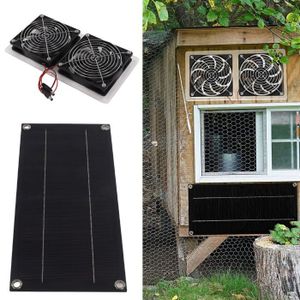 KIT PHOTOVOLTAIQUE HURRISE Ventilateur solaire portable, kit panneau 