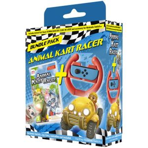 JEU NINTENDO SWITCH Animal Kart Racer code CIAB + Volant Nintendo SWITCH