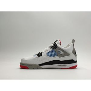 BASKET Jordan air 4 chaussures de basket rouge bleu