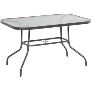 TABLE DE JARDIN  Table de jardin rectangulaire - OUTSUNNY - Métal é