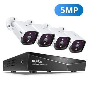 CAMÉRA DE SURVEILLANCE Sannce Kit de caméra de surveillance 5 MP avec 4 x
