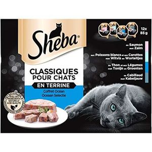 CROQUETTES Sheba Terrines Classiques - Barquettes pour chat a