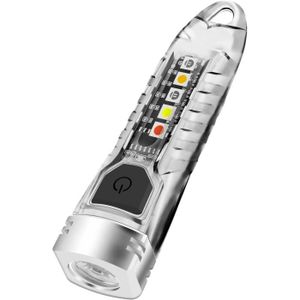 Mini Lampe De Poche - 700 Lumens LED - Rechargeable USB C - Lampe Torche  Porte-Clé - Etanche IP54