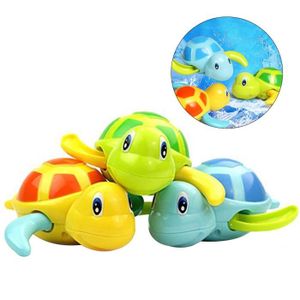 Ensemble De 3 Pi/èces, 3 Couleurs Jouet Baignoire Tortue,B/éb/é Bain De Natation Piscine Jouet De Piscine Mignon Wind Up Tortue Jouets De Bain Animaux Fix/és pour Les Enfants