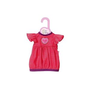 ACCESSOIRE POUPÉE Habit pour poupée 30-36 cm : robe à rayures rose e