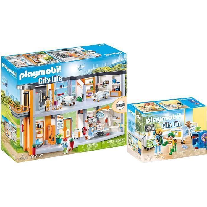Playmobil - Chambre d'Enfant - 9270, Multicolore : : Jouets