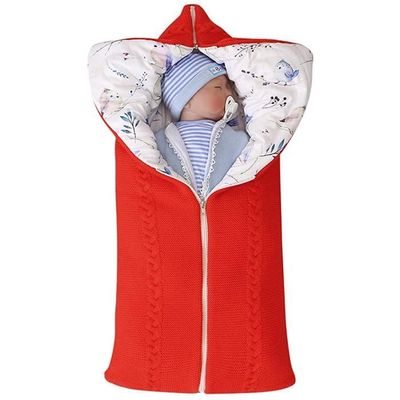 Gigoteuse Bébé + Bonnet Rose JTMKYO - Taille 0-6 Mois - Coton Doux - Pour Nouveau-Né - Emmaillotage Confortable