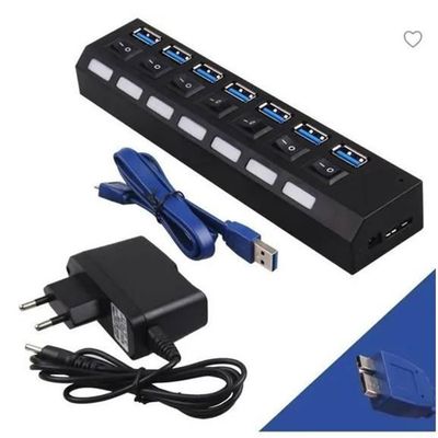 Mobility Lab Hub USB-C 4 Porte USB 3.0 - Multiporta Compatto In Alluminio - Trasferimento 5 Gbps - Grigio - 3