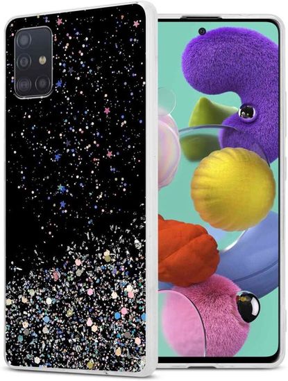 Miss Arts Coque pour Samsung Galaxy S22 5G, Fille Silicone Paillette