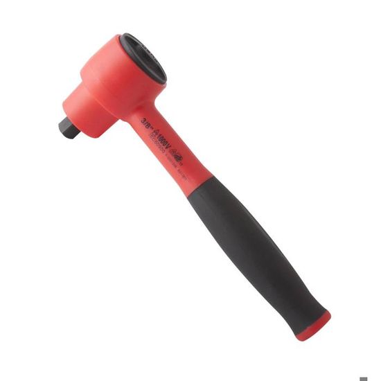 Clé à Cliquet Réversible 3/8″ – Isolée VDE, PENTA Electric, Pour Travaux électriques