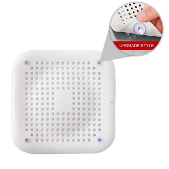 (B White)Filtre à cheveux pour évier, filtre Antiblocage pour baignoire, douche, filtre de