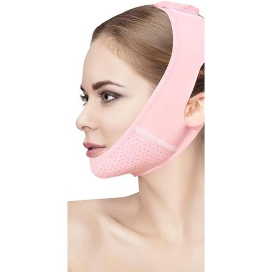 Ceinture de levage faciale réducteur double menton pour femme pour éliminer le relâchement cutané, raffermissant et anti-âge