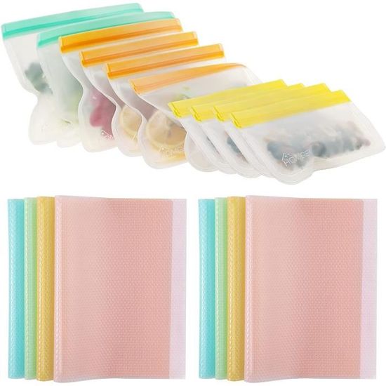 AUSYDE 10 Tapis De Réfrigérateur Silicone Alimentaire - Anti-Dérapant, Lavable, Pour Fruits Et Légumes, Multifonction