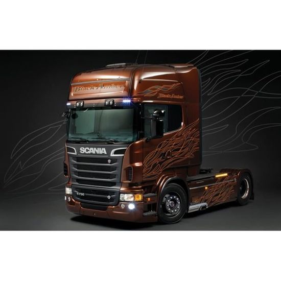 Maquette de camion - ITALERI - Scania R Black Amber - Show Truck - Plastique