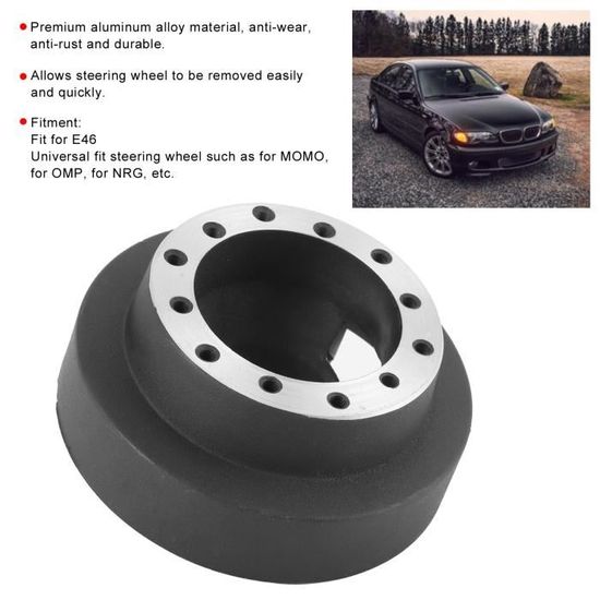 Noir  Adaptateur De Volant En Aluminium 75 Mm Adaptateur De Volant De Jeu Sim Racing Pour Thrustmaster~p129687078