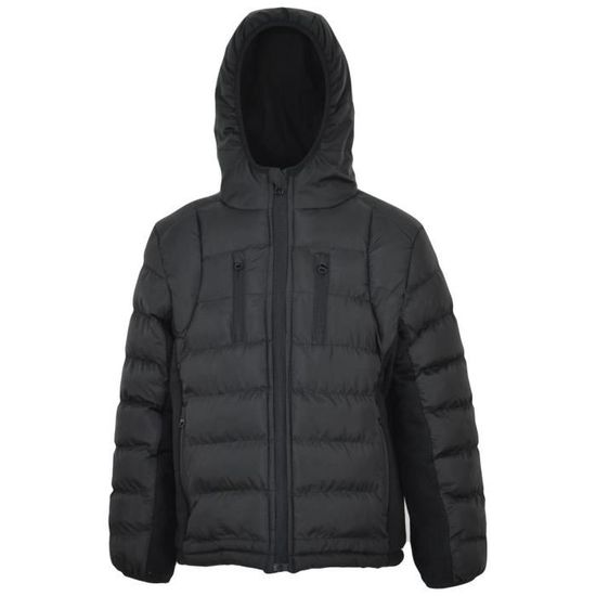 Veste Rembourrée A2Z Pour Garçons 5-13 Ans - Toison Avec Capuche - Pour école Et Casual