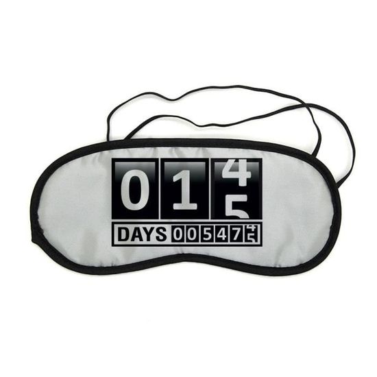 Mygoodprice Masque de nuit pour repos voyage et sommeil i love drapeau france