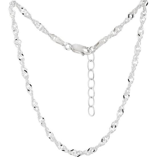 Bracelet De Cheville Femme Argent 925 – Chaîne Cheville Réglable 22-26 Cm – Design Cœur & Infini – Bijou Été Pieds Nus Boho Chic