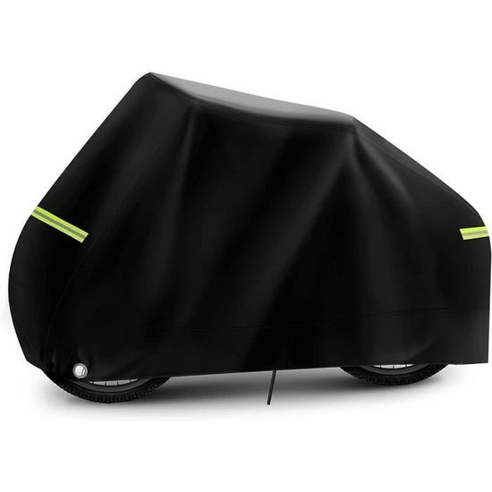 Housse De Vélo Extérieure Imperméable 200x110x70 Cm - Tissu Oxford 210D, Trous Pour Antivol, Pour VTT, Vélo De Route