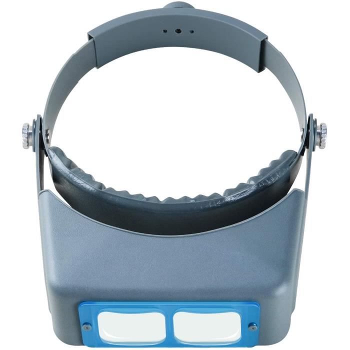 Flushzing Réglable de Lecture Casque découte Bijoutier Loupe LED Loupe Loupe Lunettes 