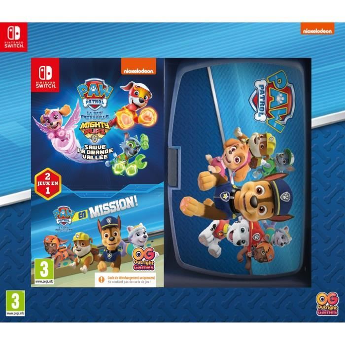 Compilation 2 Jeux Pat'patrouille (PAW PATROL) Switch + Lunch Box -  Cdiscount Jeux vidéo