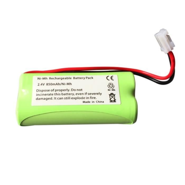 ABC Products® Remplacement Tomy Batterie - Pile LP175N - TP71028B pour TD300, TD350, TF525 Ecoute Bebe Digital Plus - Baby Infant