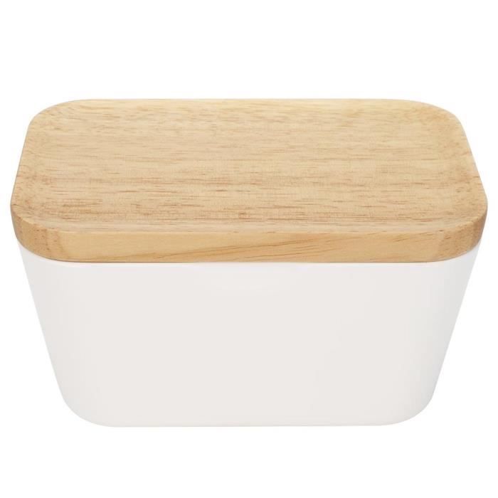 Beurrier huilier Boîte multifonctionnels de cuisine de récipient de plat de bol pour conservation de beurre (pour le beurre 400g)