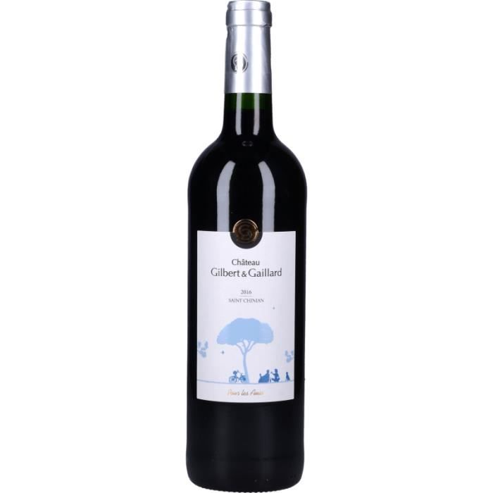 Vin Rouge - Château Gilbert et Gaillard Cuvée pour les amis 2016 - Bouteille 75cl