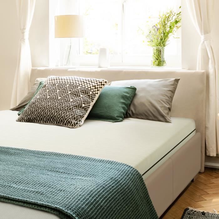 Matelas 140x190 cm Matelas en mousse 7 zones Matelas ferme/mi-ferme - Matelas 140x190 Adaptation morphologique matelas premium