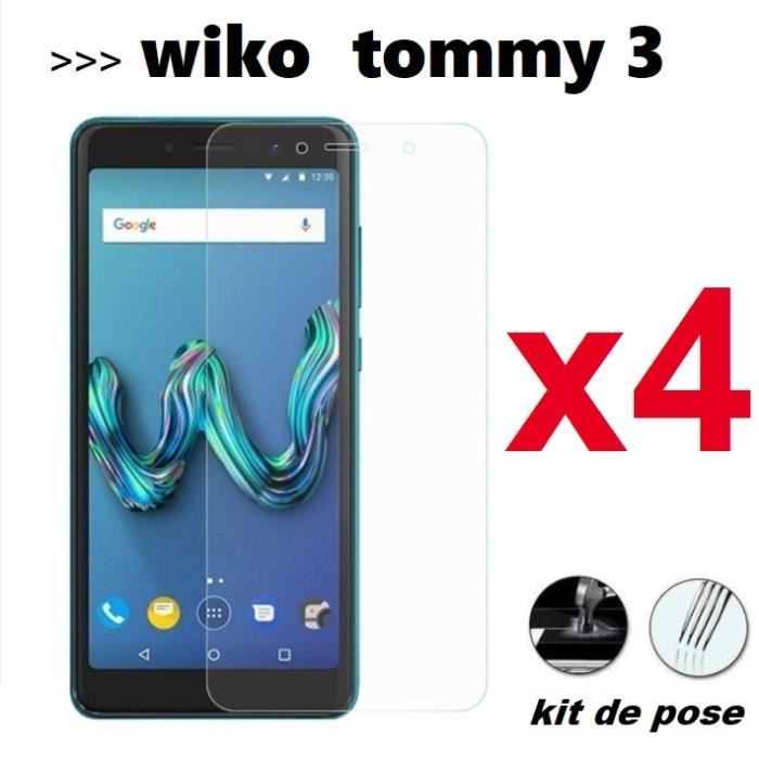 vitre protege ecran verre trempe wiko tommy 3
