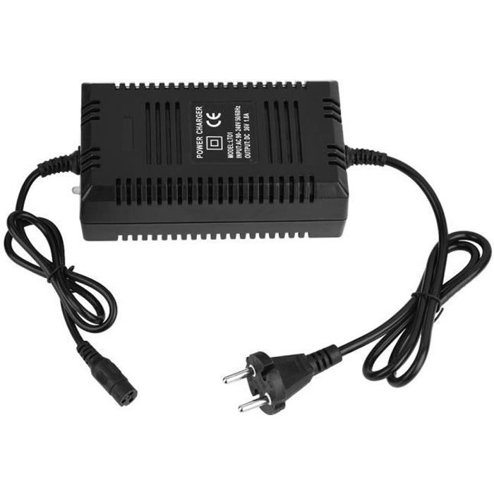 36V Lithium Chargeur de Batterie Electrique Scooter Moto Vélo 3 broches