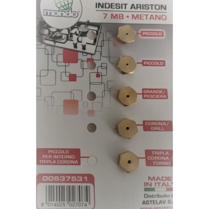 INJECTEURS GAZ NATUREL POUR TABLE DE CUISSON BEKO 4431900073