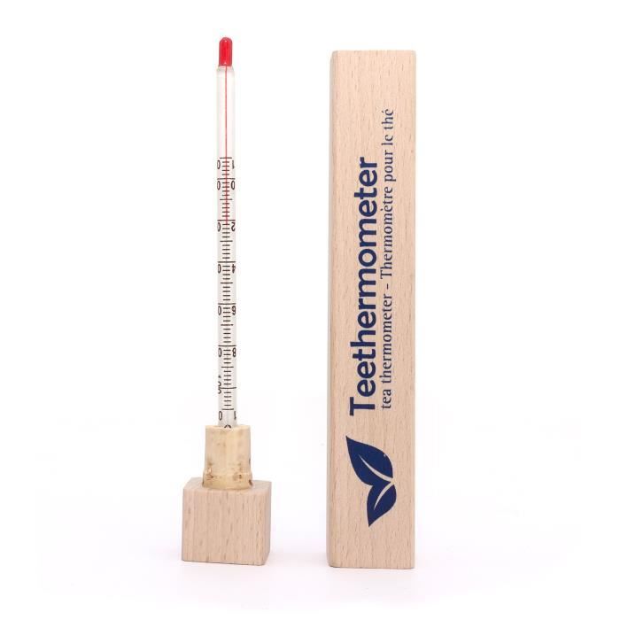 Lantelme thermomètre à thé avec un etui en bois