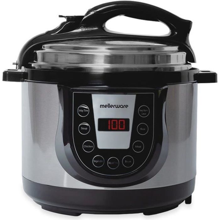 Mellerware Multicuiseur Électrique Juno 5L Autocuiseur Electrique Faitout