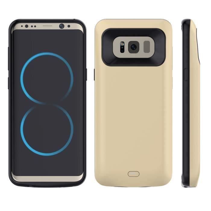 5500mAh Rechargeable coque de batterie pour Samsung Galaxy S8 Plus avec 120%+ de batterie, Portable Li-polymère Power Bank B My20203