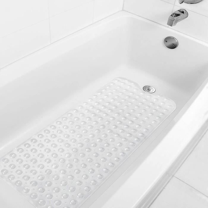 Panache Tapis de Bain Antiderapant de Sécurité 100 x 40 cm Transparent
