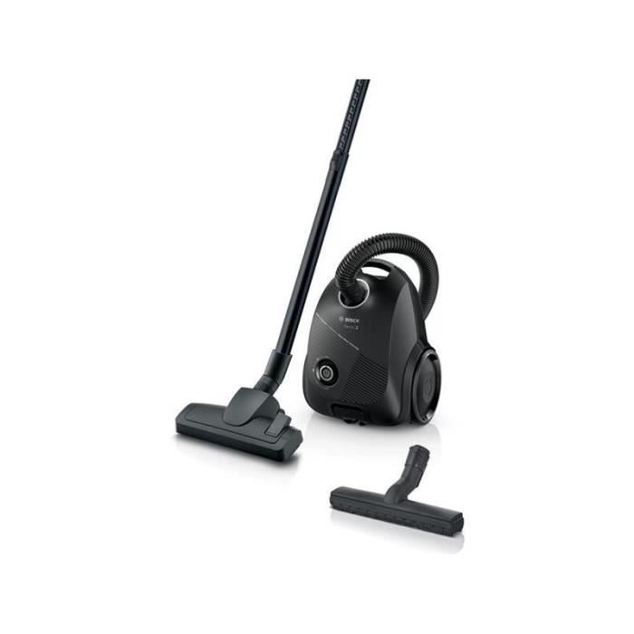 BOSCH Aspirateur Avec Sac EcoResponsable Brosse Sol Dur Noir