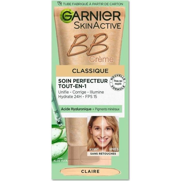 Crème Soin Perfecteur Classique Claire Skinactive BB GARNIER - 50 ml