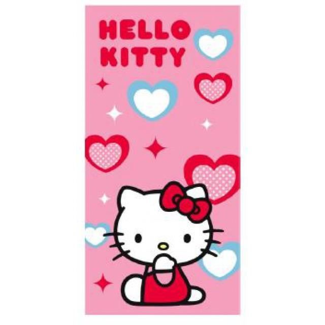 DRAP DE PLAGE - SERVIETTE DE PLAGE HELLO KITTY