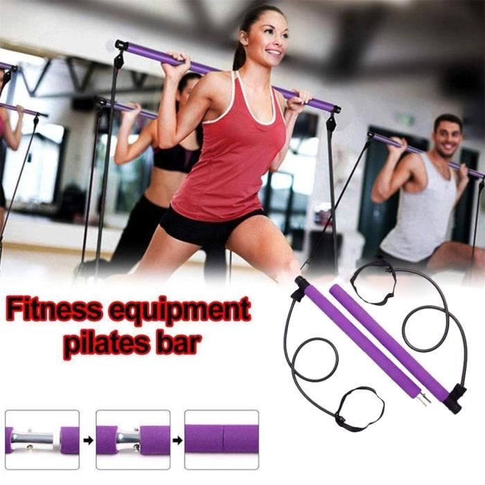 Barre de Pilates tension abdominale avec des bandes forme d'exercice
