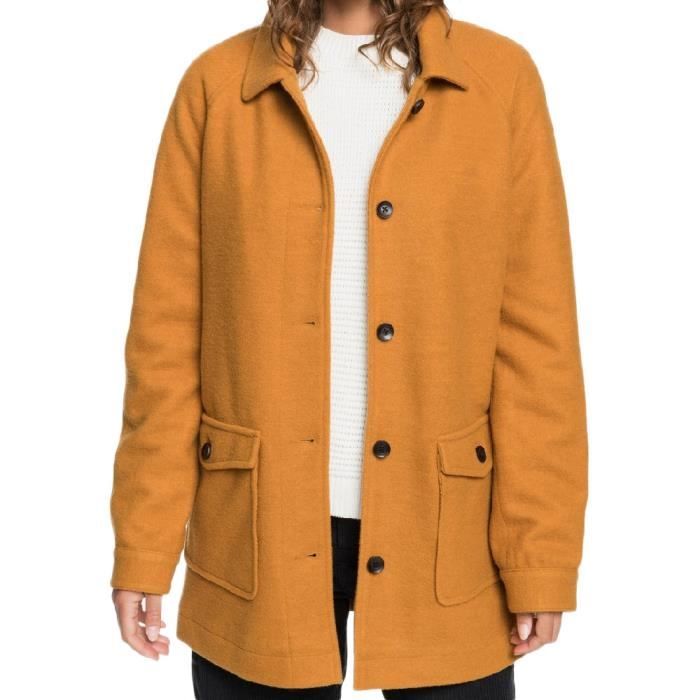Manteau Jaune Femme Roxy Keep Me Warm